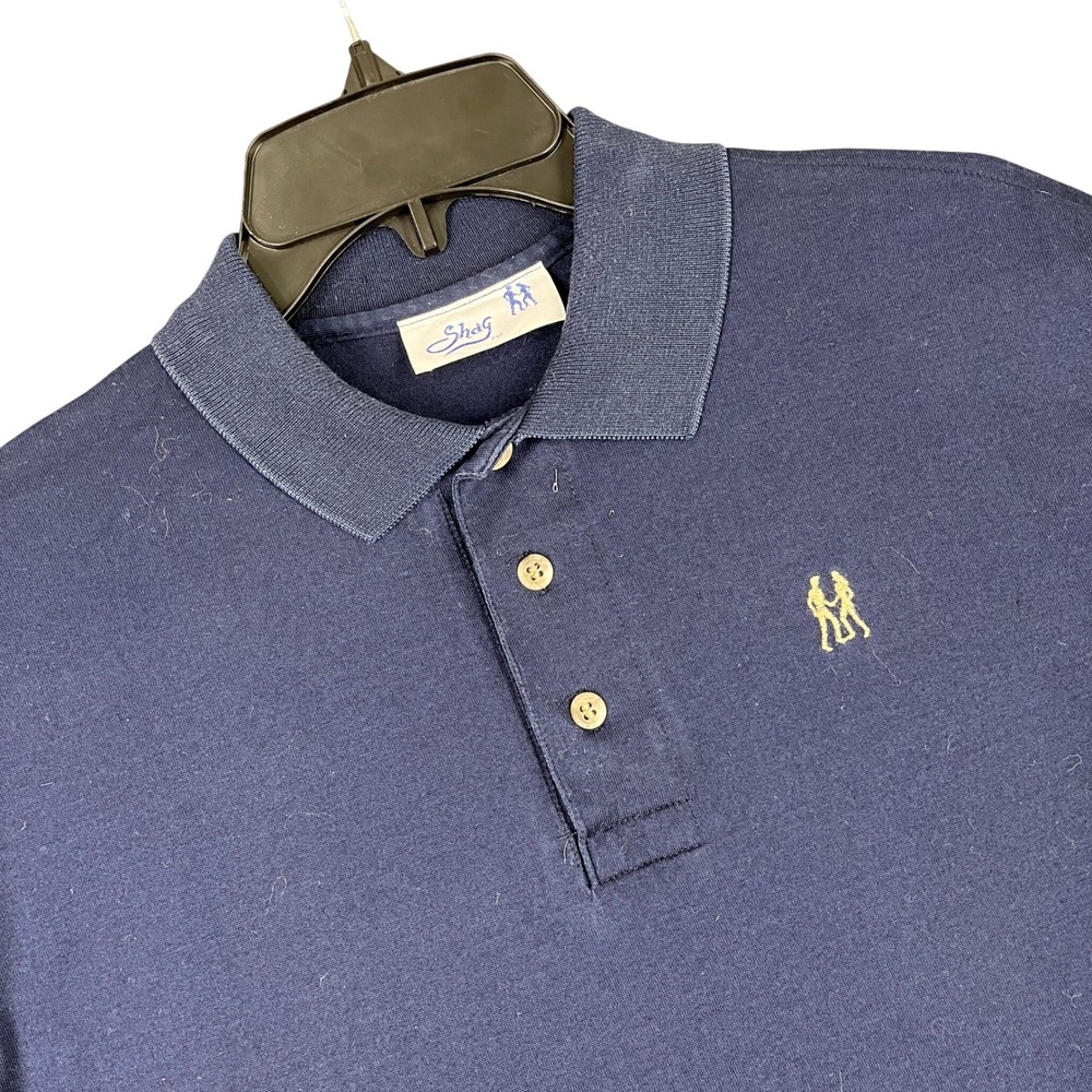 Shag Vintage 90s Dancing Streetwear Minimalist Polo Shirt Mens M